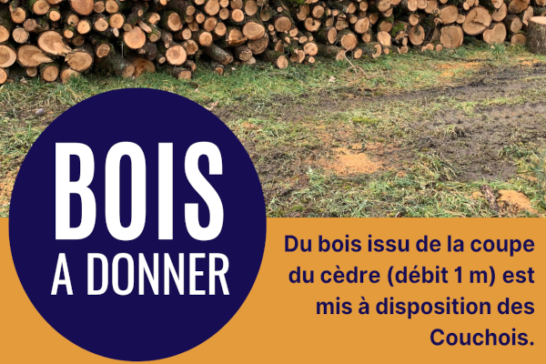 Bois à donner