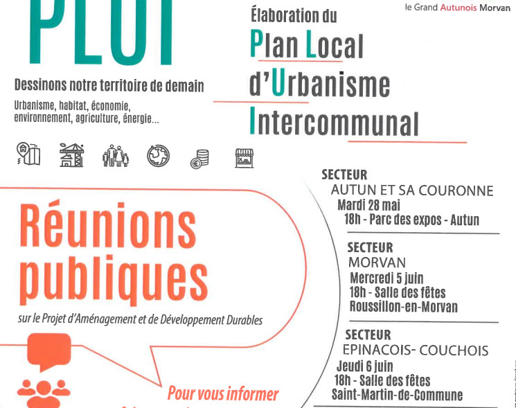 Réunion publique : PLUi