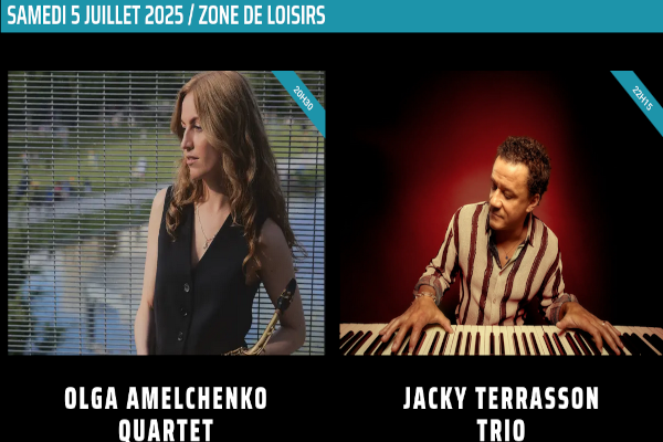 Jazz à Couches : Olga Amelchenko quartet & Helicon - Jacky Terrasson trio