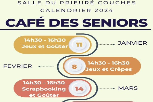 Café des Séniors : Jeux, Tricot, Lecture, Goûter