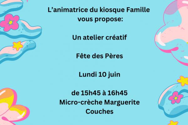 Kiosque Famille : Atelier créatif 