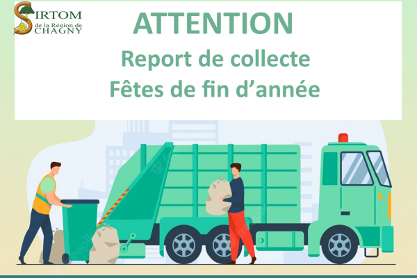 Infos SIRTOM : Report collecte et Horaires déchetteries 2025